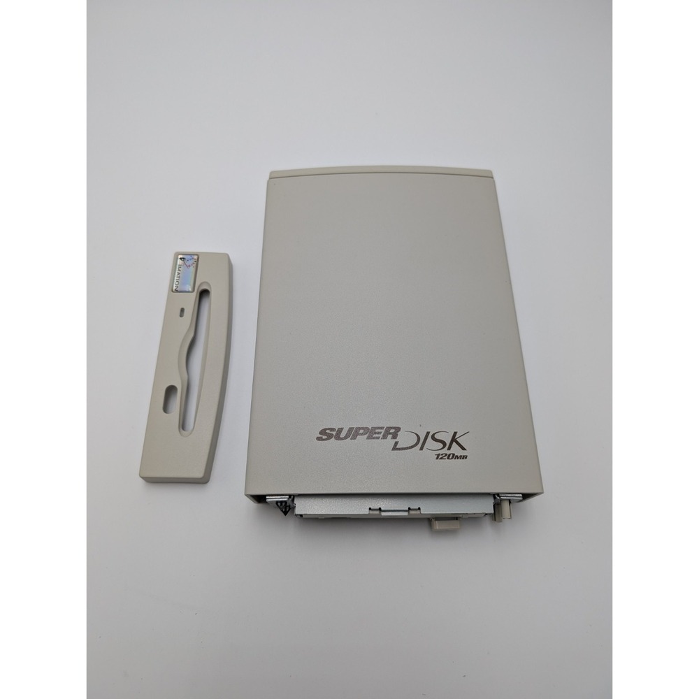 IMATION SUPERDISK 120MB PARALLEL PORT DRIVE 11795 NOT‎ TESTED